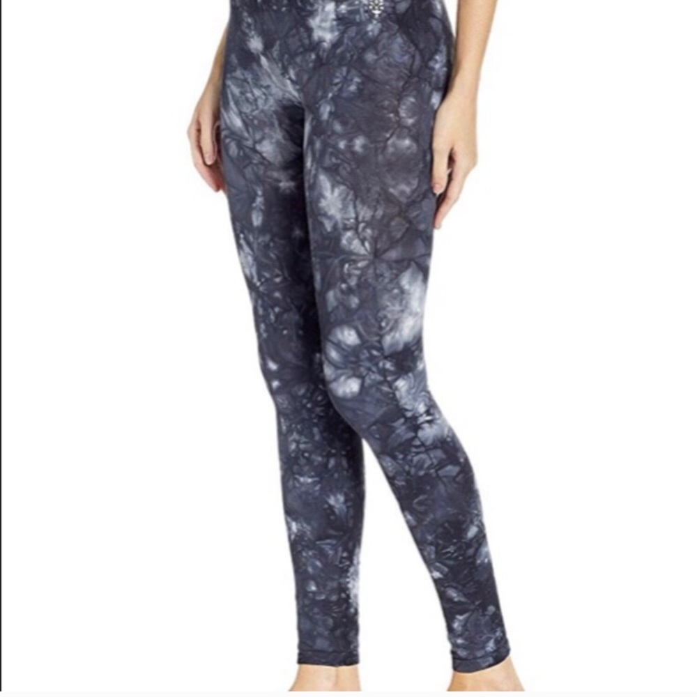 Free People Movement Shanti Black tie dye leggings